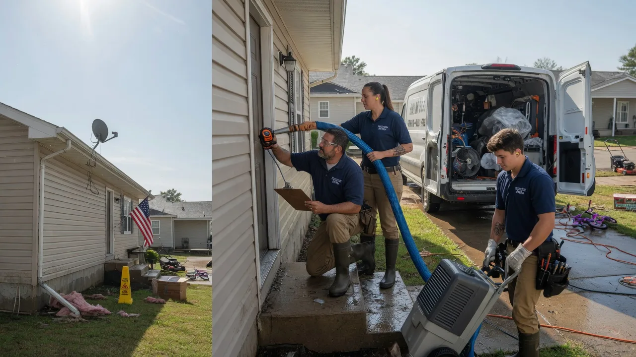 Ceiling Water Damage Restoration in Viroqua, WI near me